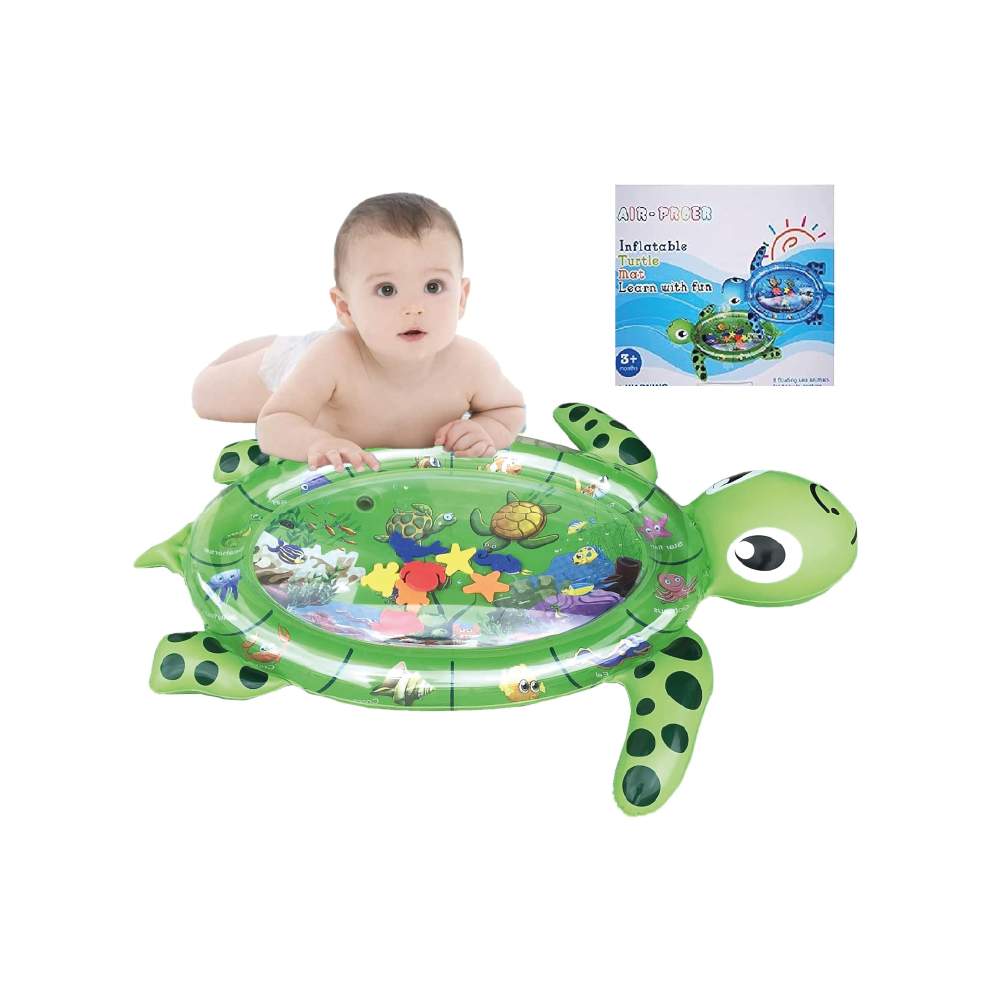 TAPETE SENSORIAL DE AGUA TORTUGUITA INFLABLE PARA NIÑOS - 1