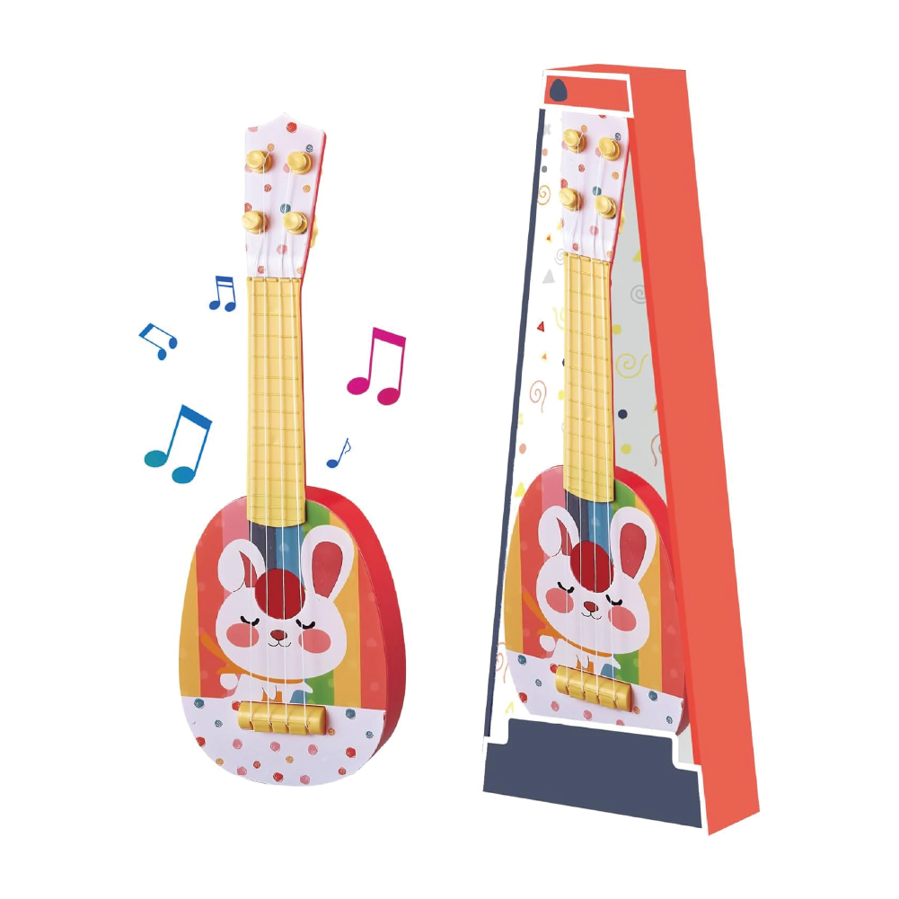 UKELELE INFANTIL PARA NIÑOS DE 4 CUERDAS DE ANIMAL - 1