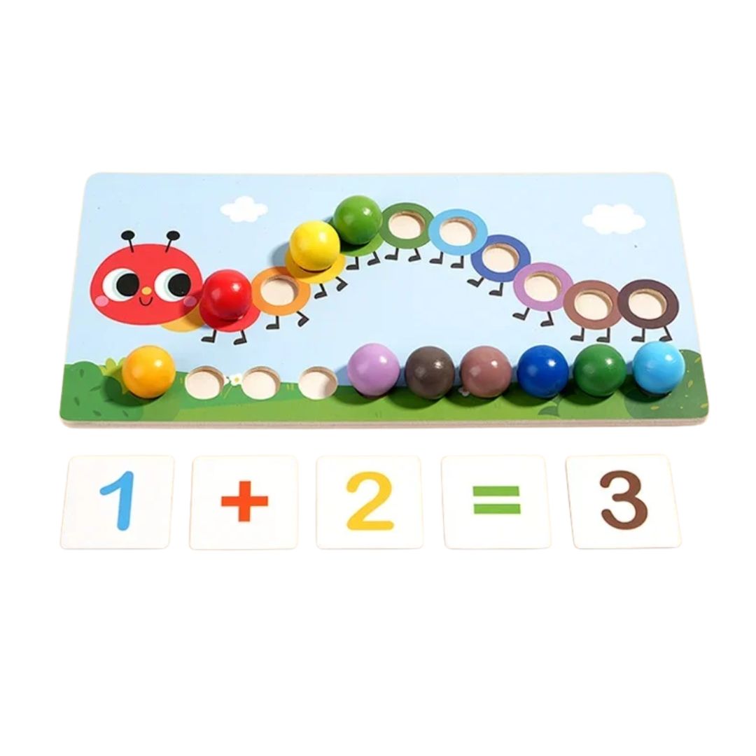 ORUGA MATEMATICA CON CUENTAS - 3