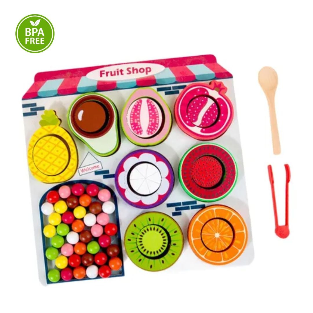 JUEGO DIDACTICO TIENDA DE FRUTAS - 1