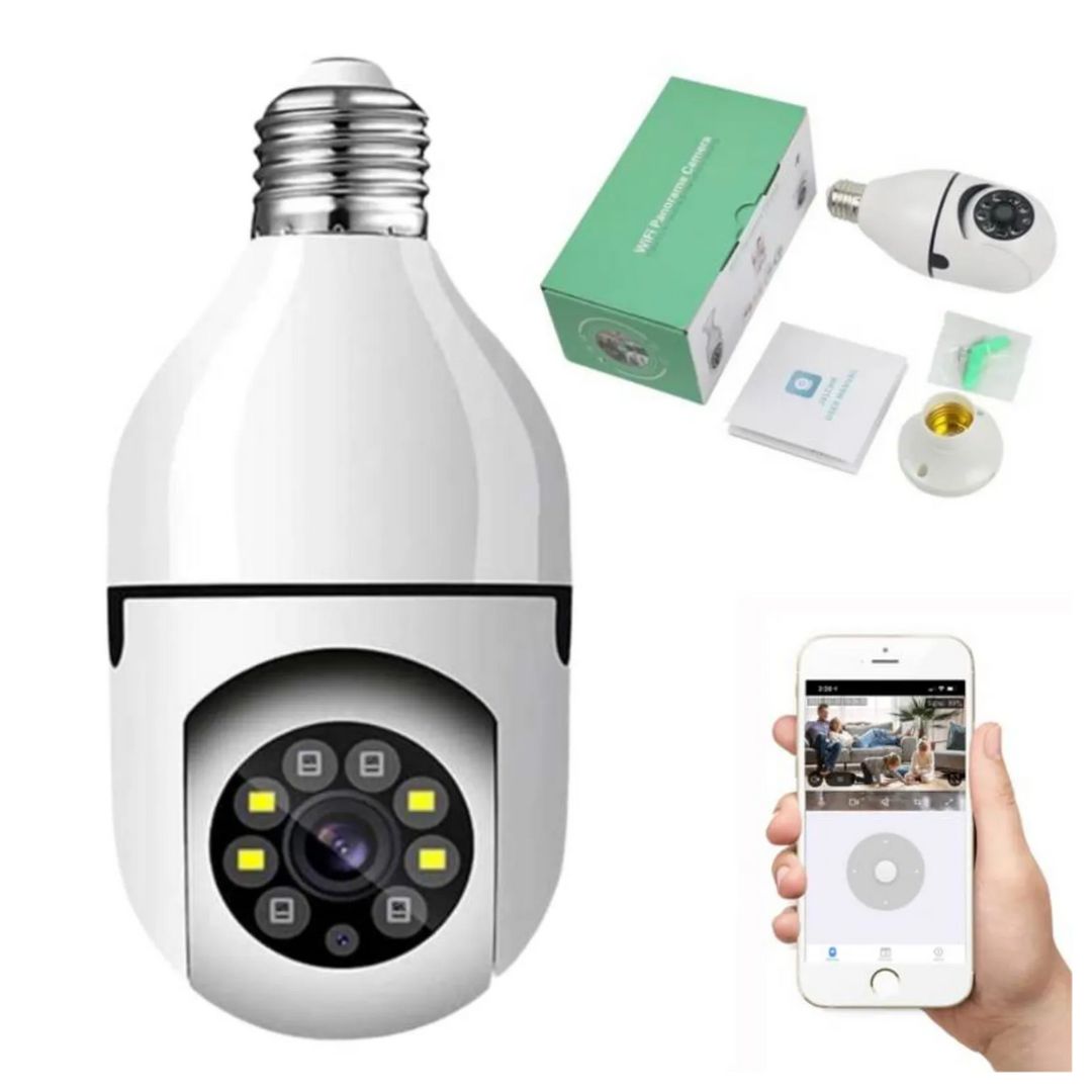 FOCO CAMARA 360° CON WIFI - 2