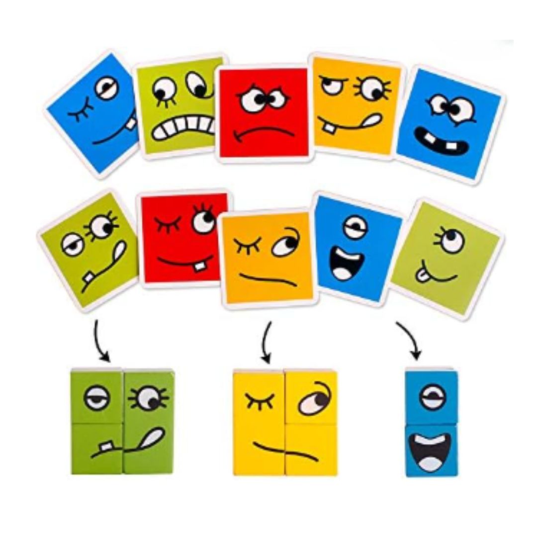 JUEGO DIDACTICO CARITAS ARMABLES - 3
