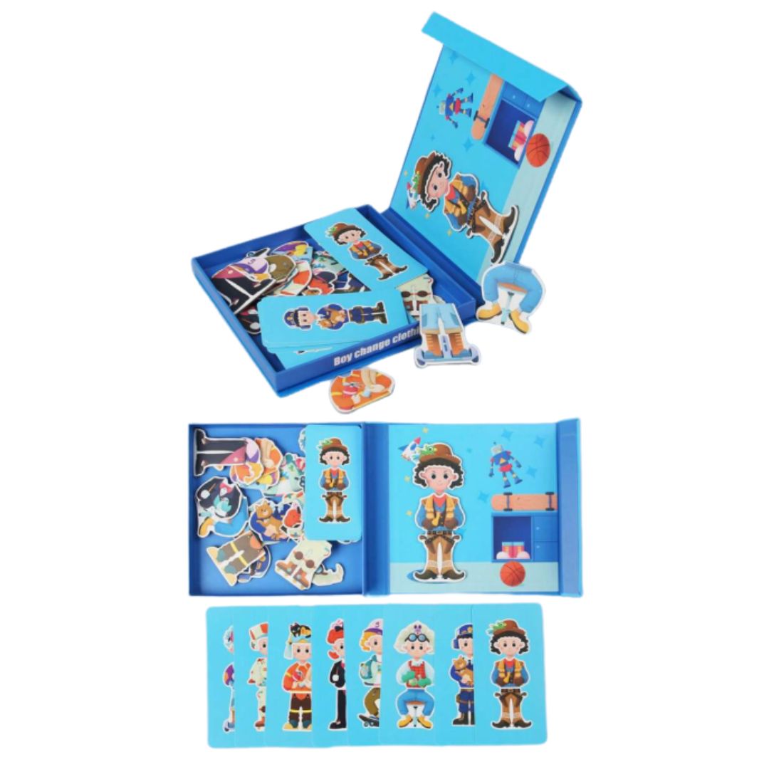 ROMPECABEZA MAGNETICA CON TARJETAS PARA NIÑO - 2