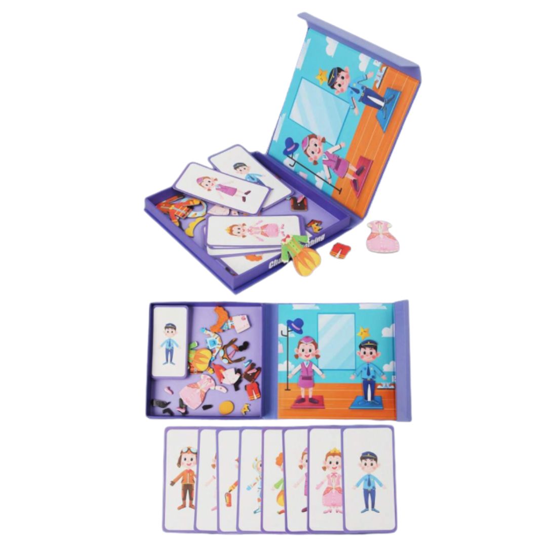 ROMPECABEZA MAGNETICA CON TARJETAS CAMBIO DE ROPA - 3