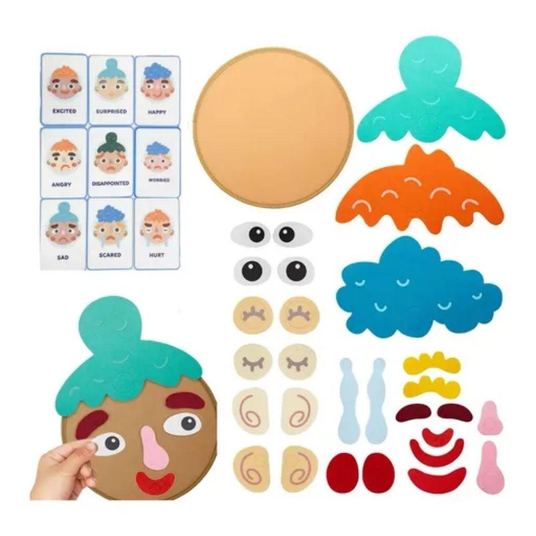 JUEGO ARMABLE DE CARITA CON GESTOS - 3