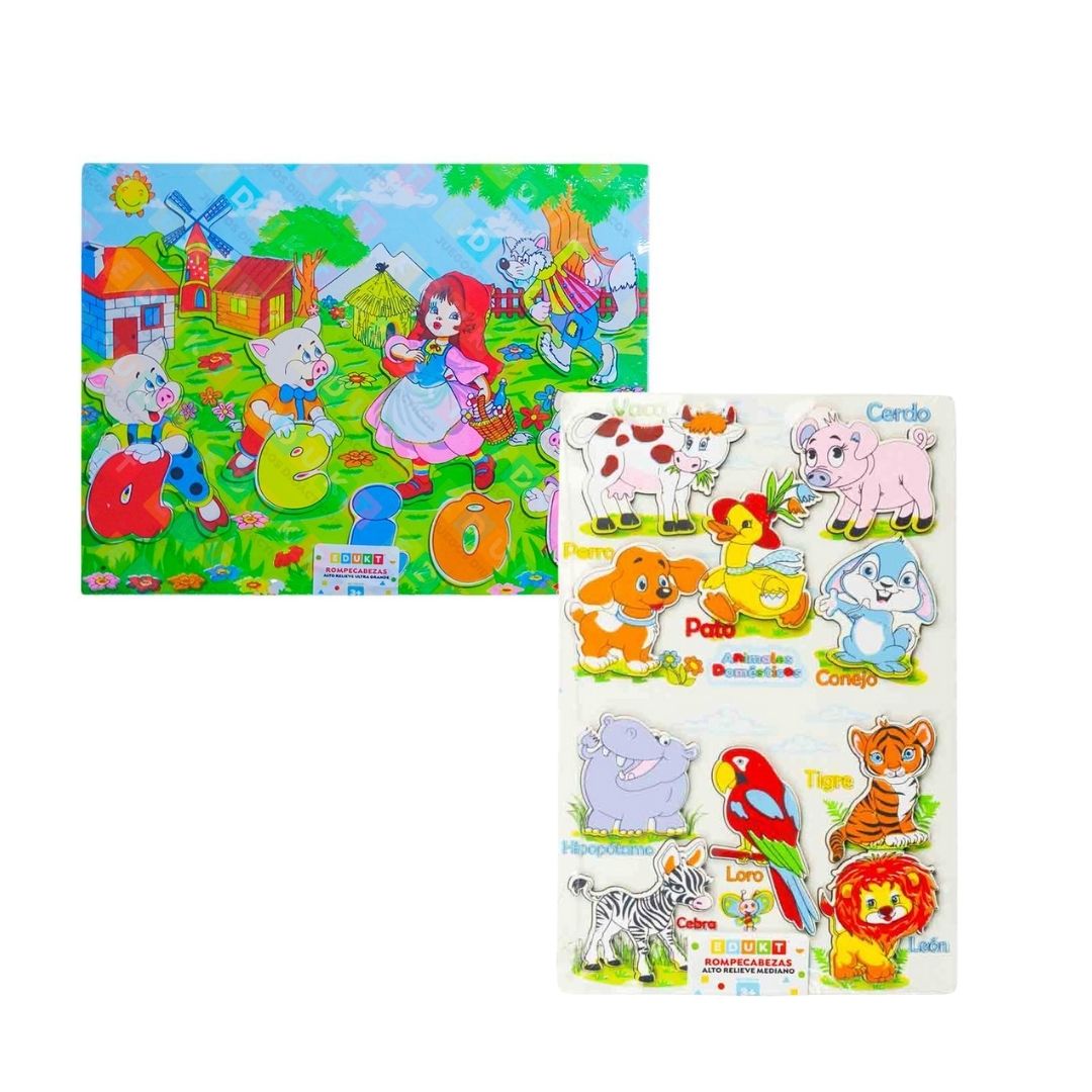 ROMPECABEZA DIDACTICA CON RELIEVE - 3