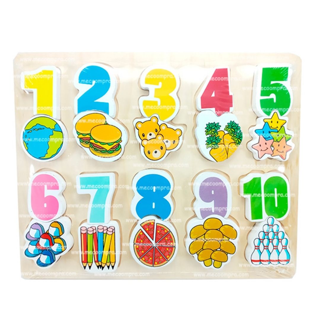 ROMPECABEZA DE NUMEROS CON FIGURAS - 2