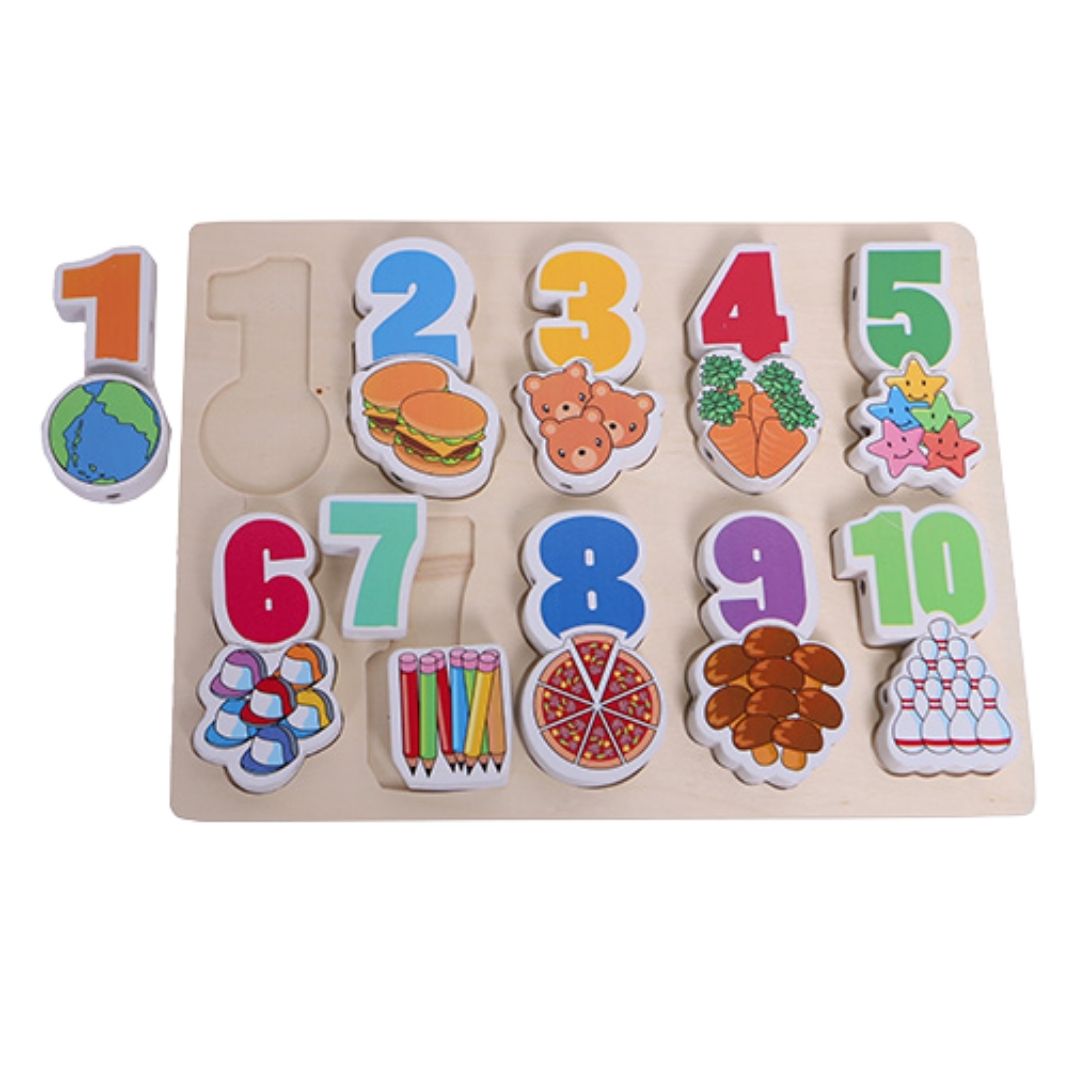 ROMPECABEZA DE NUMEROS CON FIGURAS - 3