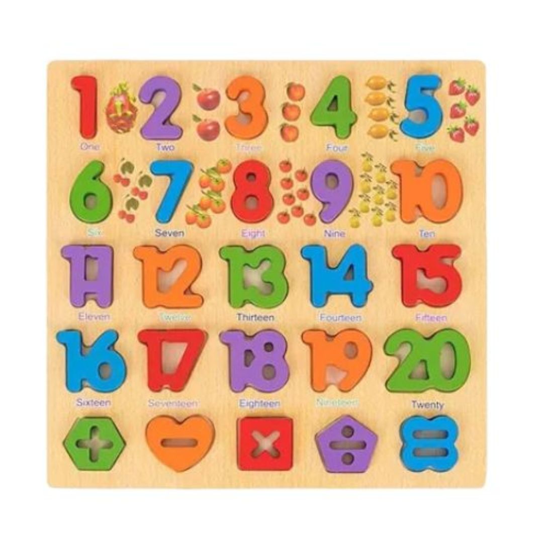 ROMPECABEZA DE NUMEROS CON PIZARRA - 3