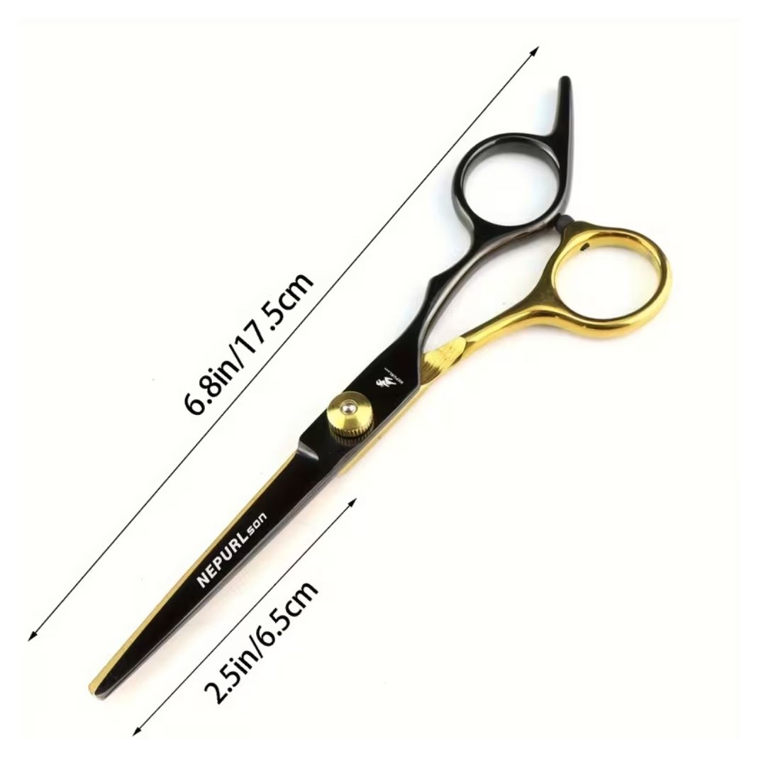 2 SET PREMIUM DE BARBERÍA DORADO CON ESTUCHE PROFESIONAL - 2