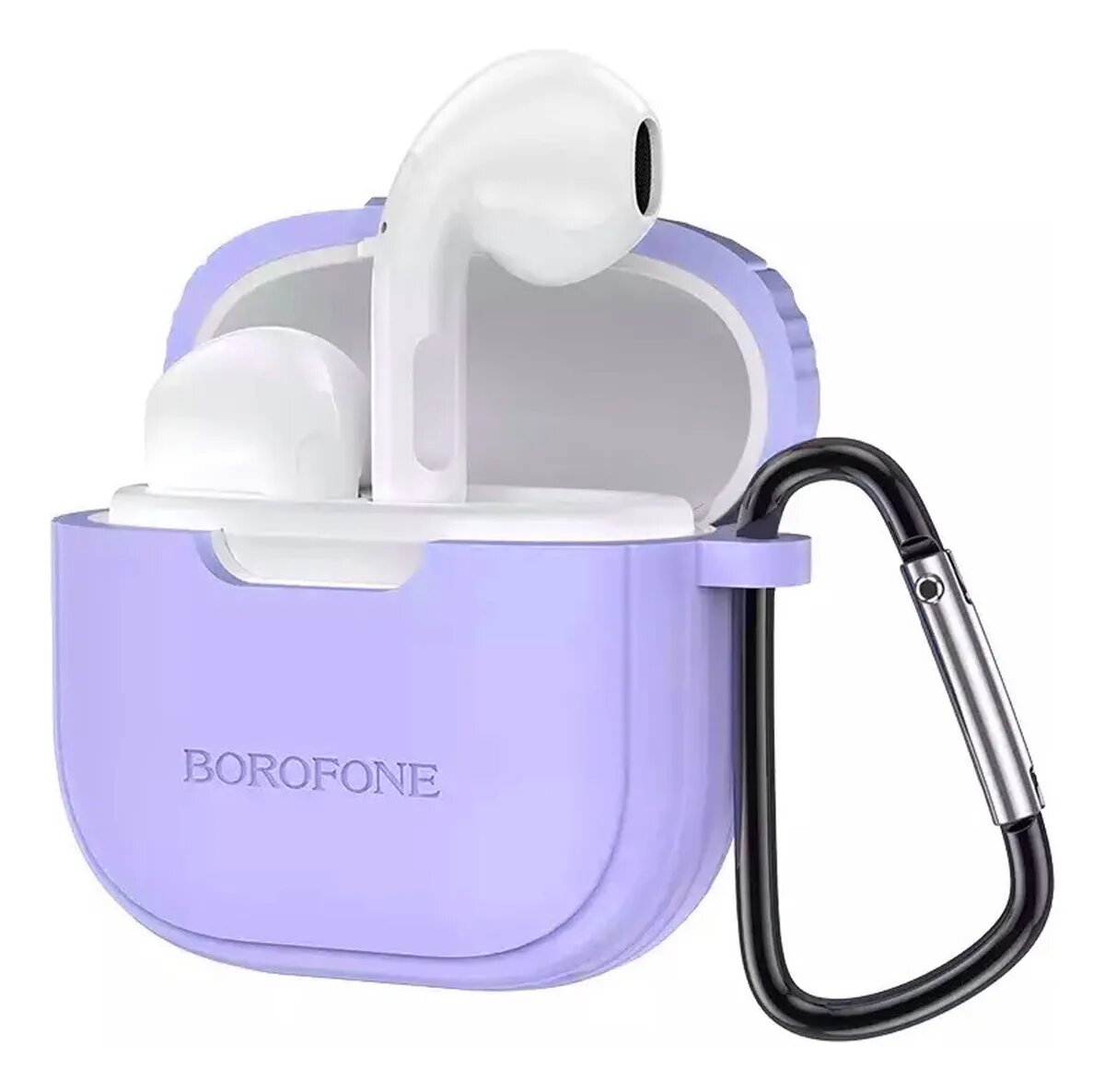 AUDIFONO INALAMBRICO BLUETOOTH CASE GOMA BOROFONE BW29 COLORES - 1