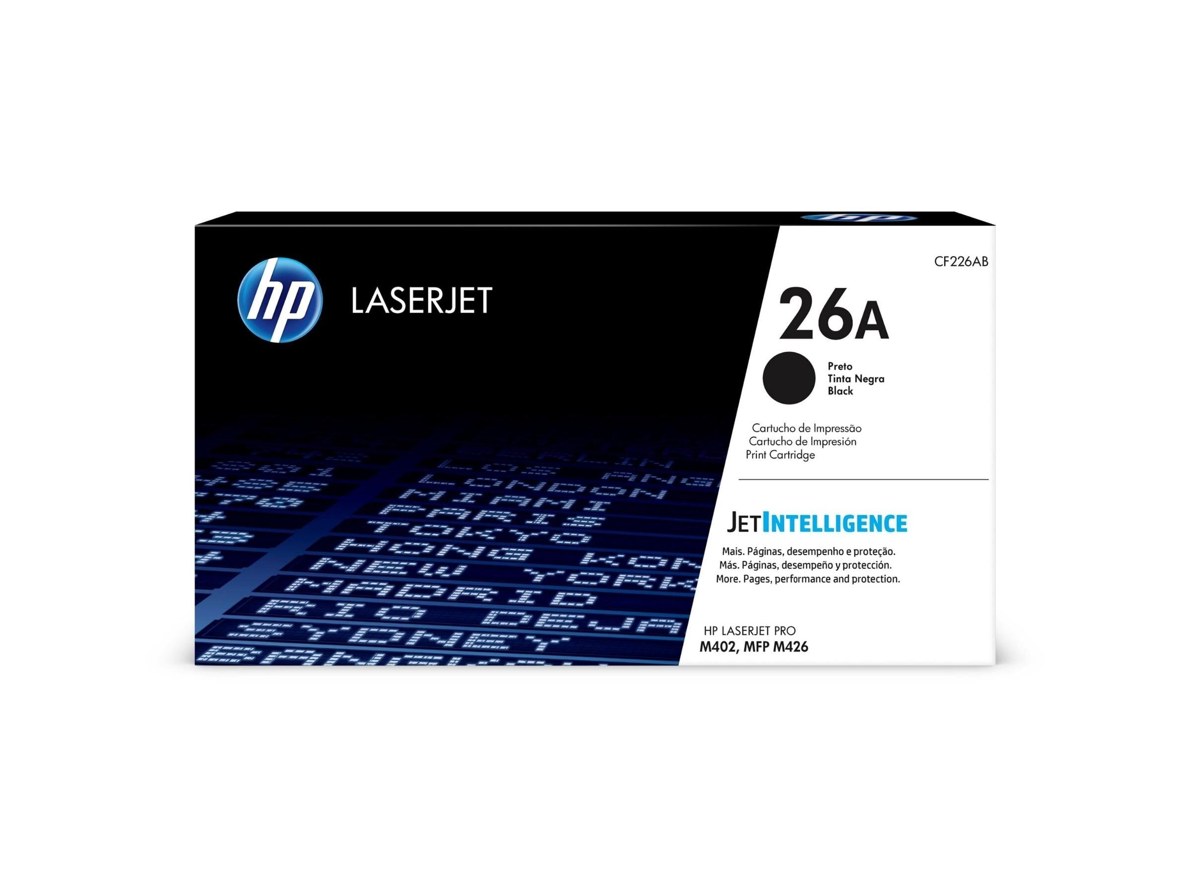 TONER HP 26A BLACK (CF226A) LASERJET M402/M426 3100 PAG. - 1