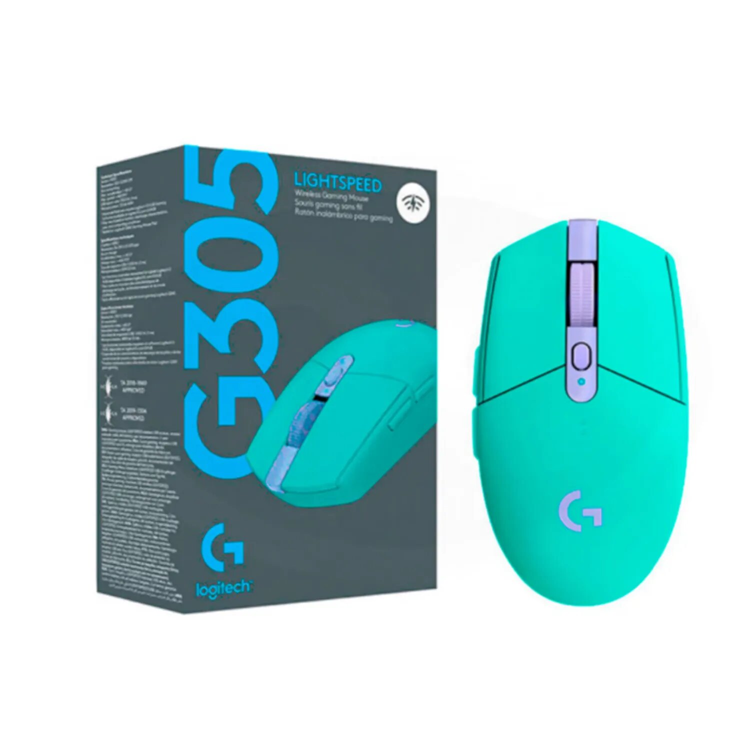 MOUSE LOGITECH G305 LIGTHSPEED WIRELESS MINT - 1