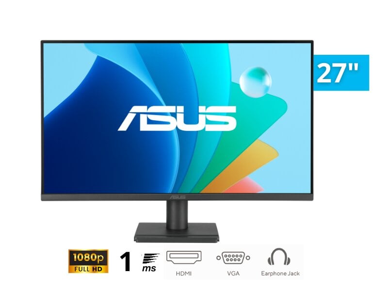 MONITOR ASUS VA279HG IPS 27 PULGADAS, 120HZ, 1MS, HDMI, DSP. - 1