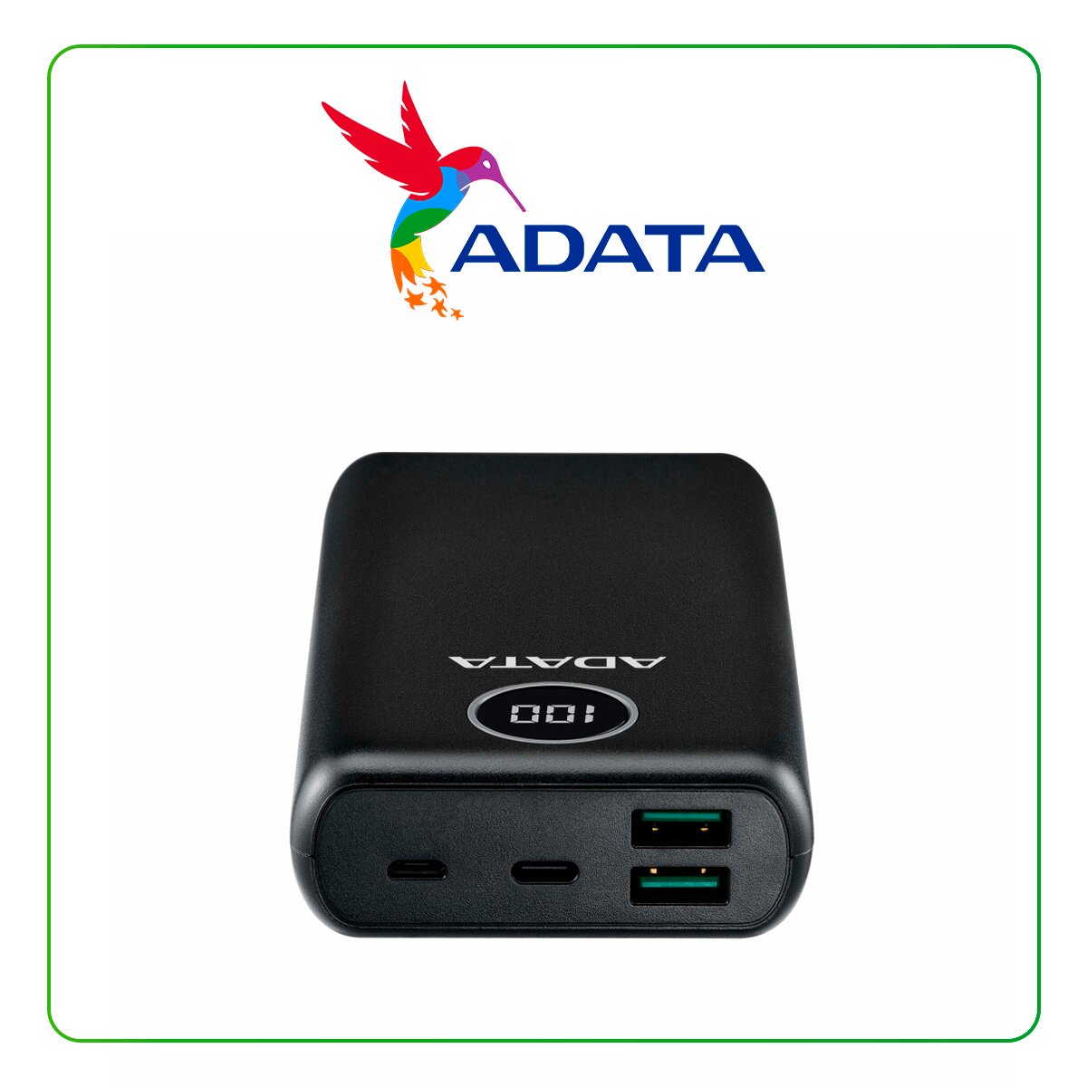 BATERIA PORTATIL POWER BANK 20000 MAH ADATA P20000QCD BLACK - 3