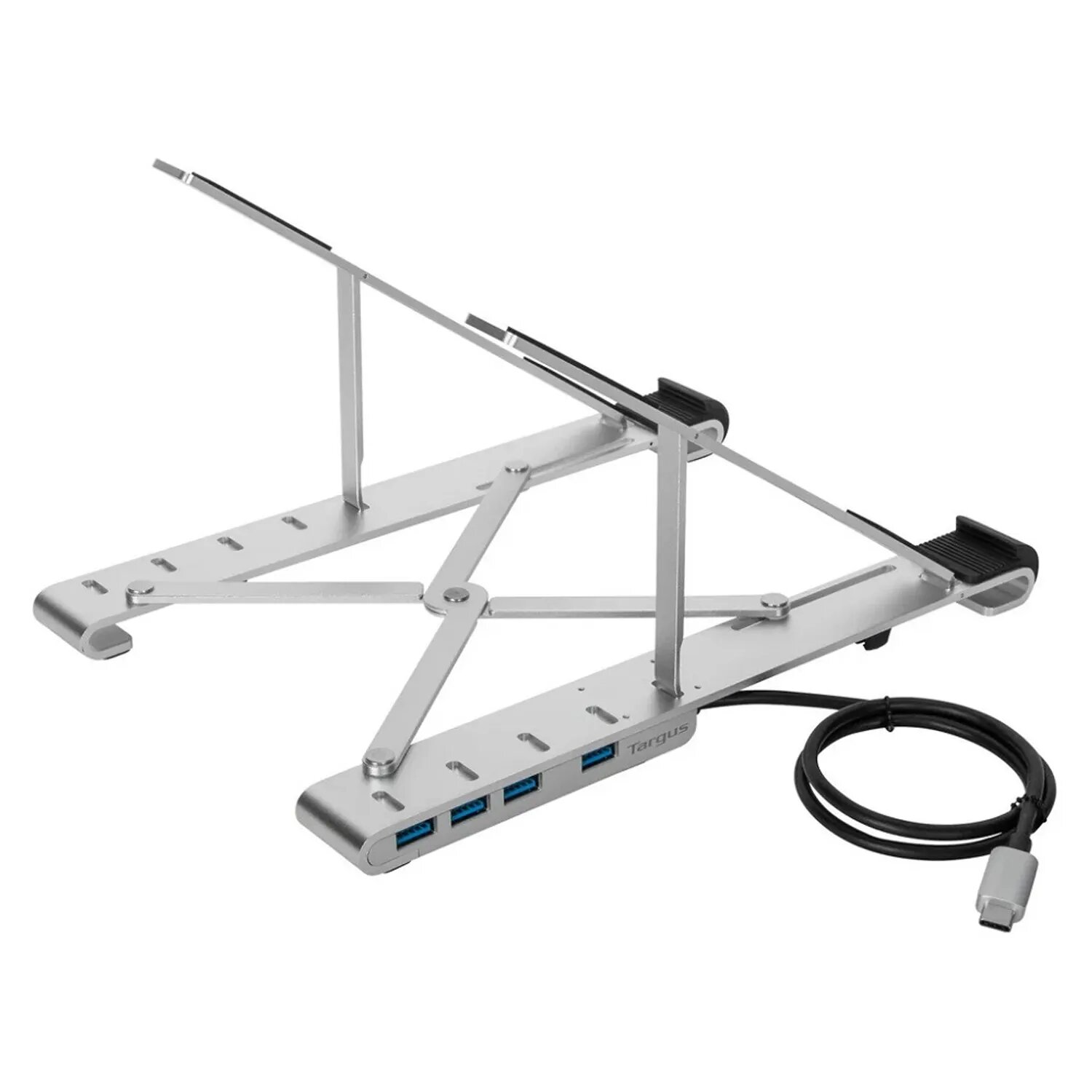 BASE TARGUS PNOTEBOOK 10-156 CON HUB USB 4-PORT PLEGABLE ALUMINIO - 1