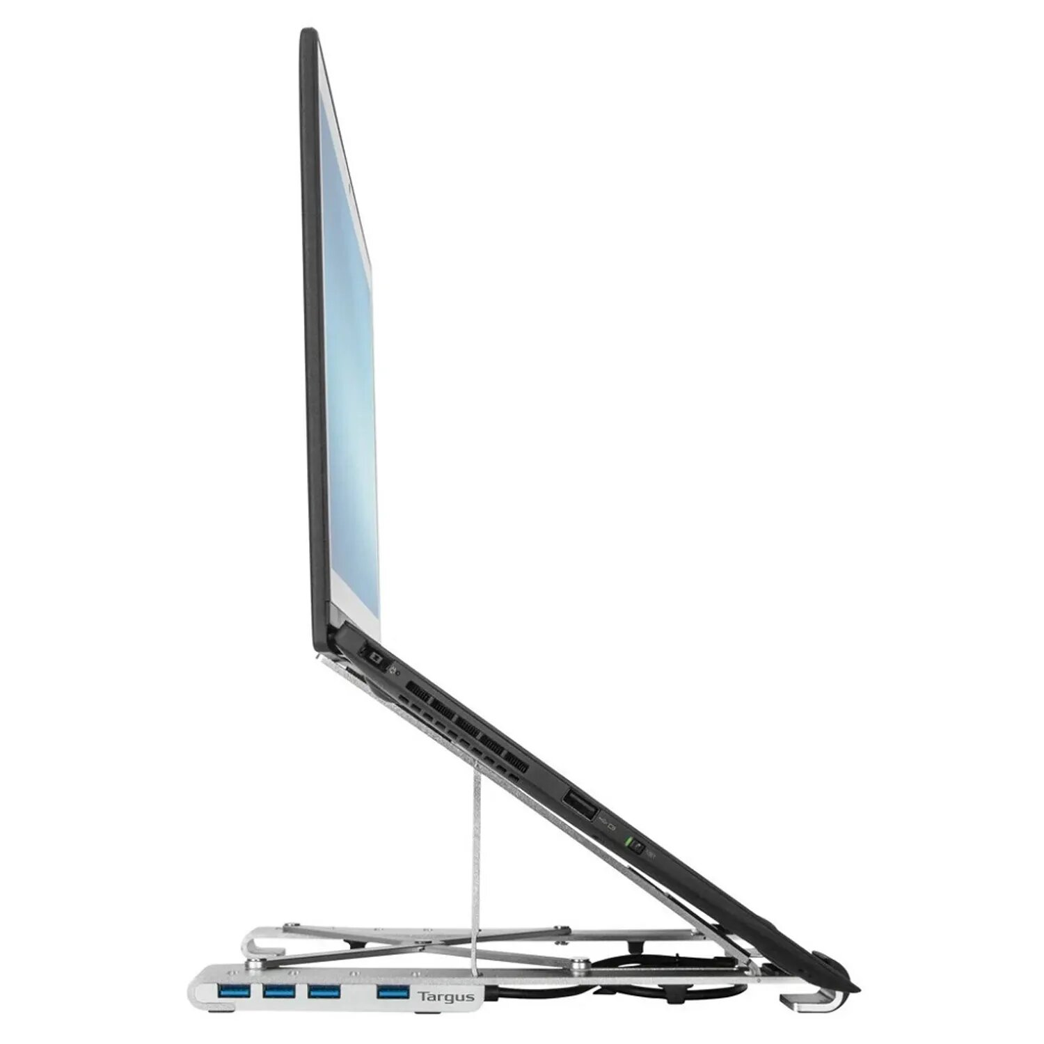 BASE TARGUS PNOTEBOOK 10-156 CON HUB USB 4-PORT PLEGABLE ALUMINIO - 2