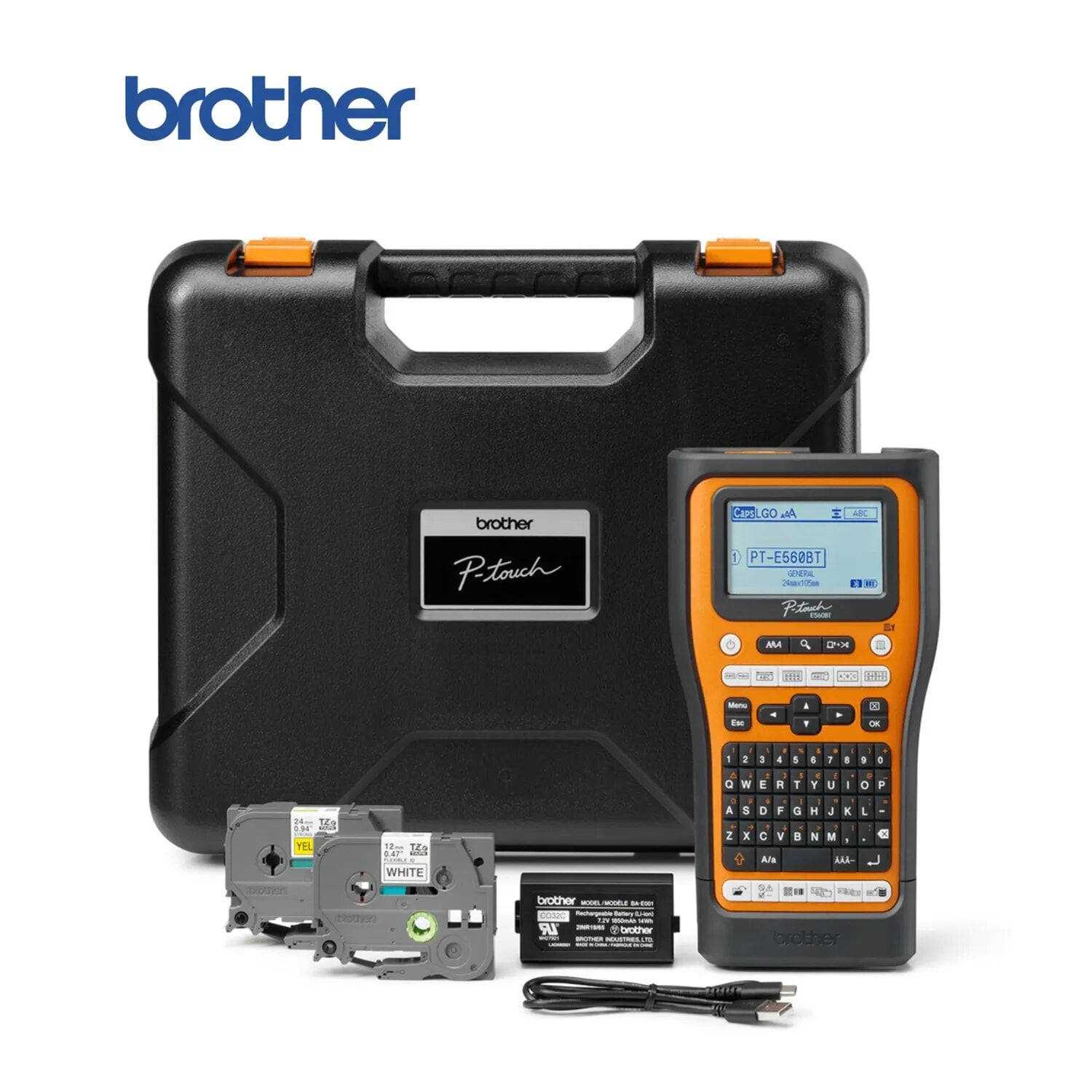 ROTULADORA BROTHER PT-E560BTVP PORTÁTIL BLUETOOTH - 1