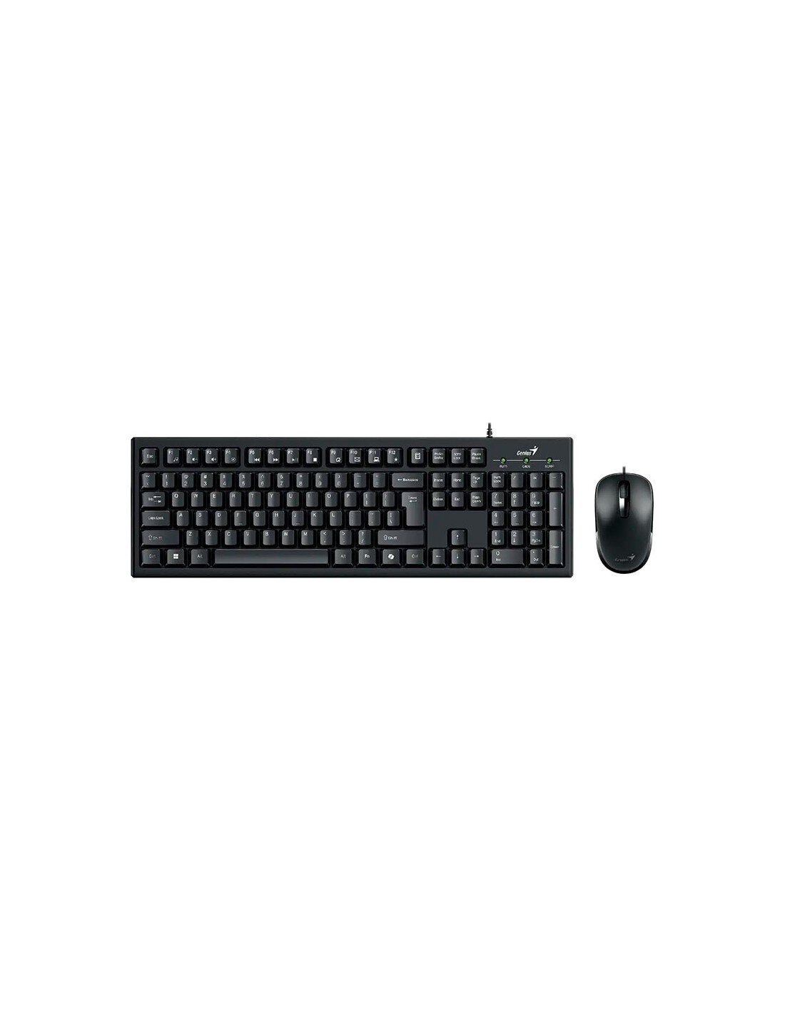 TECLADO GENIUS + MOUSE KM-100SE AI COPILOT USB SP BLACK - 2