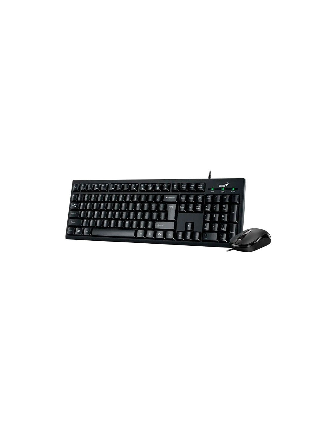 TECLADO GENIUS + MOUSE KM-100SE AI COPILOT USB SP BLACK - 3