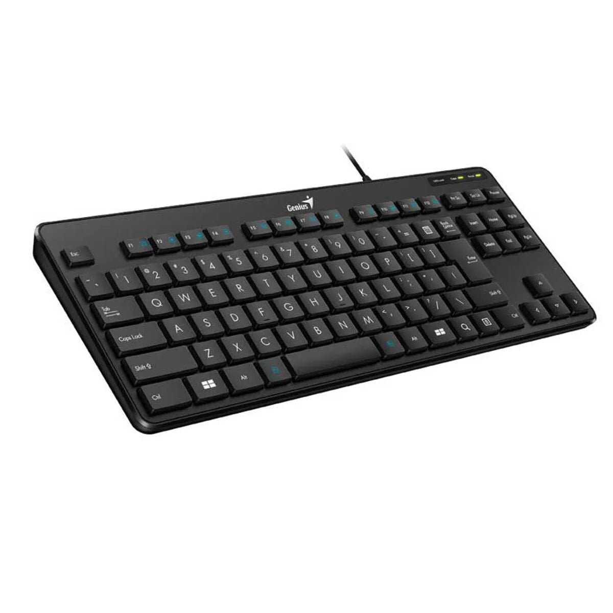 TECLADO GENIUS TKL LUXEMATE 110 USB MULTIMEDIA SP BLACK - 3