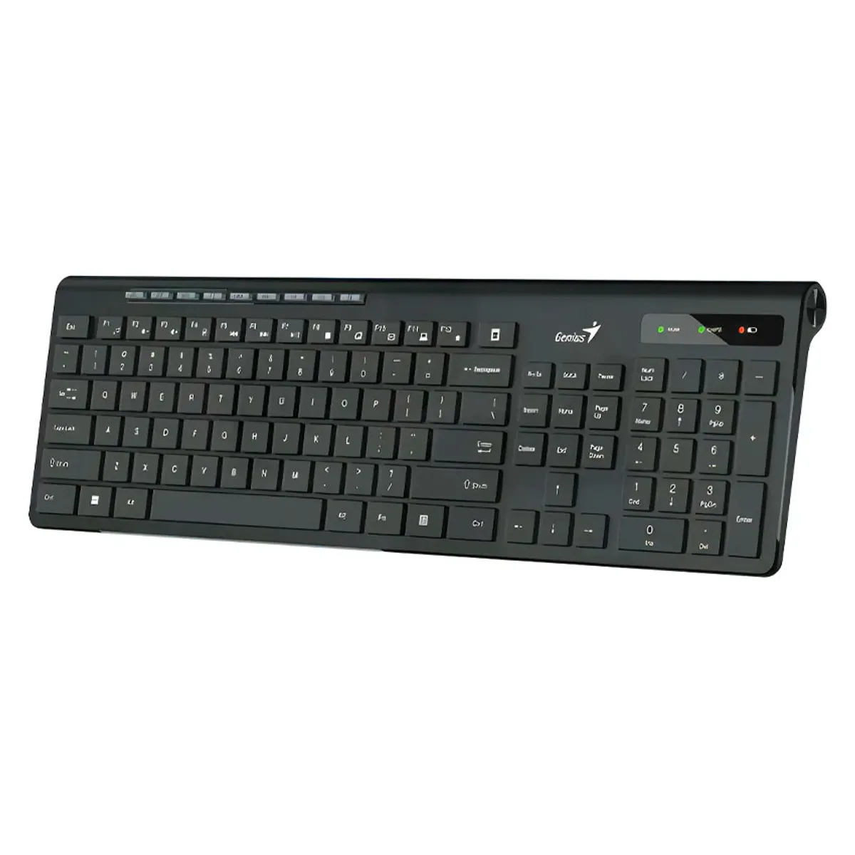 TECLADO GENIUS WIRELESS SLIMSTAR 7230 AI COPILOT MULTIMEDIA SP BLACK - 3