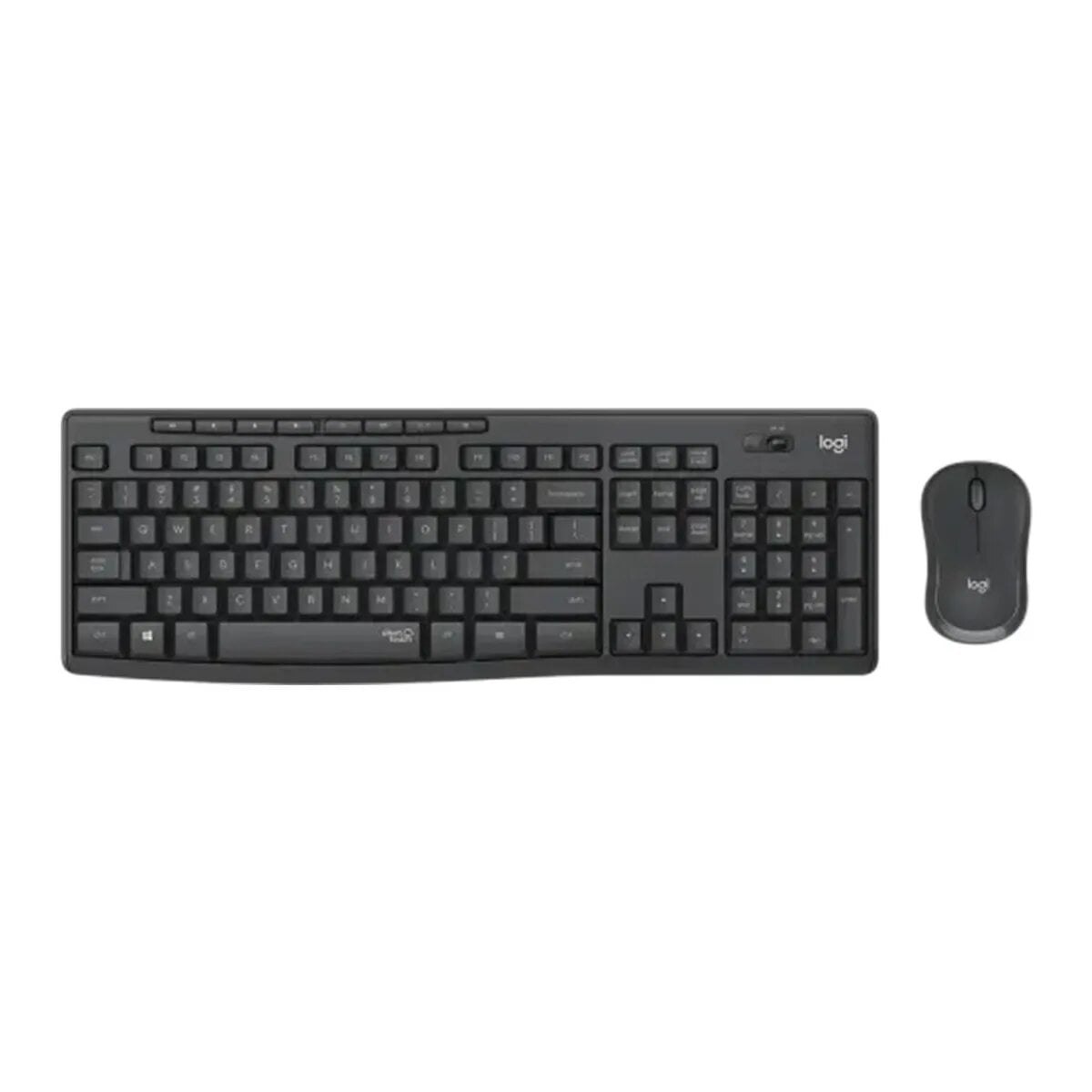 TECLADO LOGITECH + MOUSE MK295 WIRELESS USB BLACK - 1