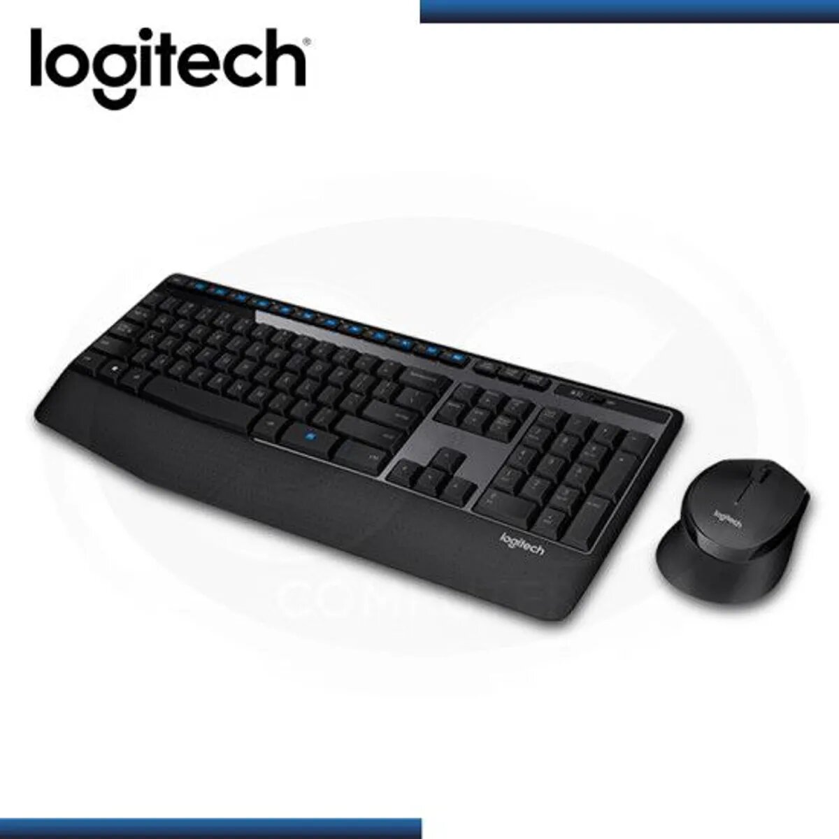 TECLADO LOGITECH + MOUSE MK345 WIRELESS USB SP BLACK - 2