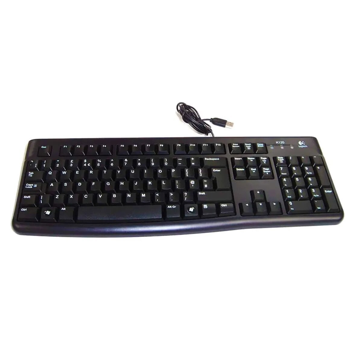 TECLADO LOGITECH K120 USB SP BLACK (PN 920-004422) - 2