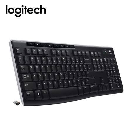 TECLADO LOGITECH K270 WIRELESS UNIFYING USB SP BLACK - 1