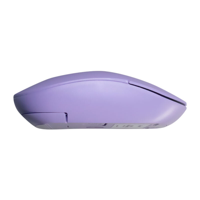 MOUSE ÓPTICO INALÁMBRICO TEROS TE-1219S, 1000 DPI, RECEPTOR USB, 3 BOTONES, COLOR MORADO - 4