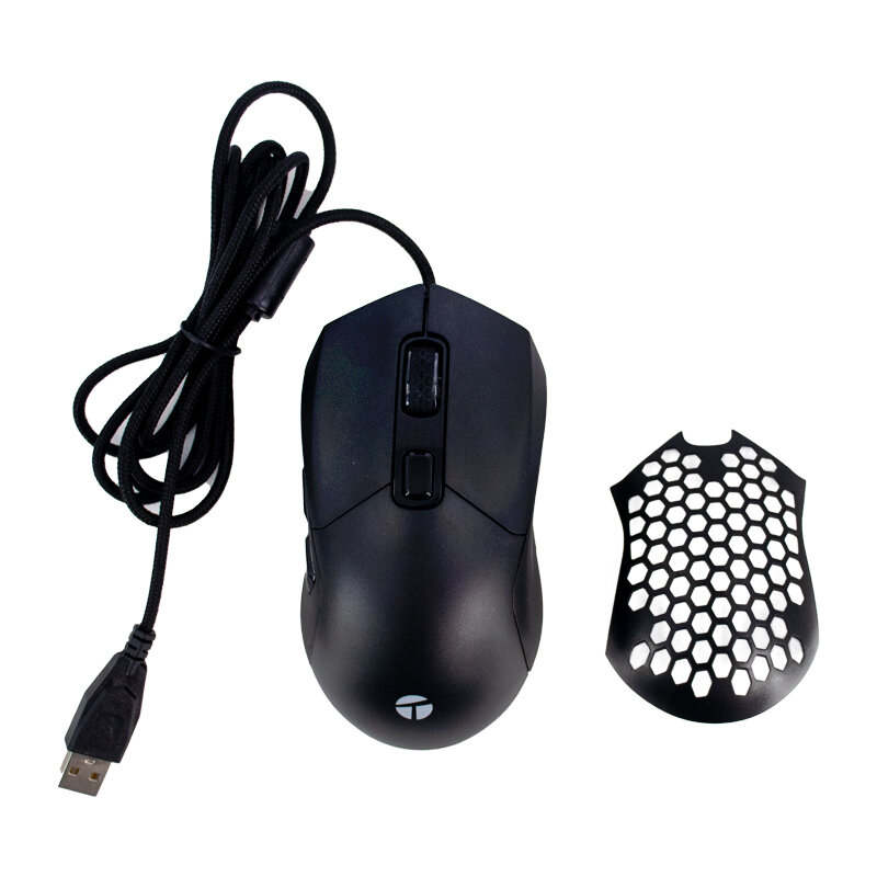 MOUSE GAMER TEROS TE-1232G, DPI HASTA 7200, RGB, 7 BOTONES, ÓPTICO, NEGRO - 2