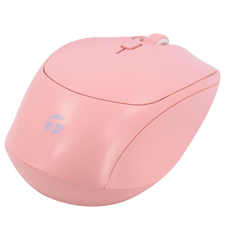 MOUSE ÓPTICO TEROS TE-1226S, 800-1200-1600 DPI, USB, 4 BOTONES, COLOR ROSADO - 4