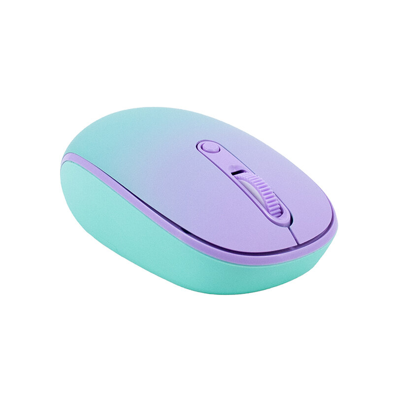 MOUSE INALÁMBRICO TEROS TE-1239S, 2.4GHZ, 4 BOTONES, USB, COLOR PURPLE - 1