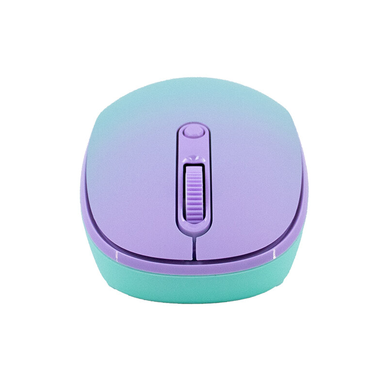 MOUSE INALÁMBRICO TEROS TE-1239S, 2.4GHZ, 4 BOTONES, USB, COLOR PURPLE - 2