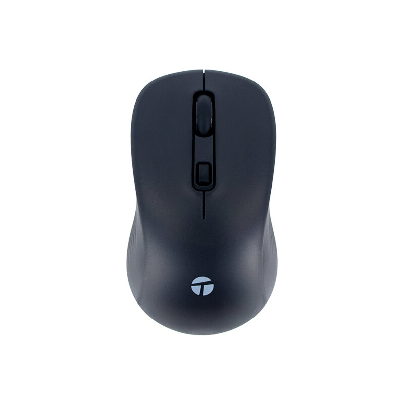 MOUSE INALÁMBRICO TEROS TE-1231S, 2.4GHZ, BT 5.0, 4 BOTONES, USB, NEGRO - 1