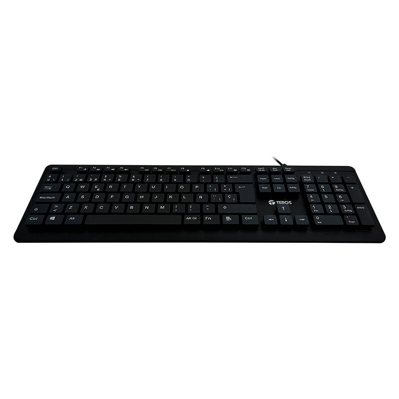 TECLADO LAVABLE TEROS TE-4065N, IPX7, USB, NEGRO - 3