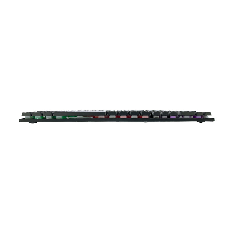 TECLADO GAMER TEROS TE-4072G, RGB, USB, NEGRO - 2