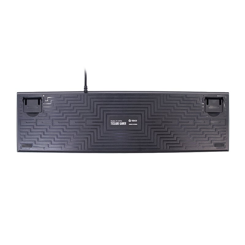 TECLADO GAMER TEROS TE-4074G, RGB, USB 2.0, NEGRO - 2