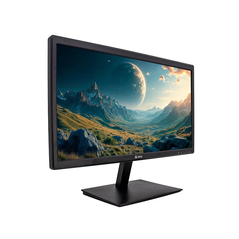 MONITOR PLANO TEROS TE-1916S, 19.5' HD TN, 75 HZ, 5MS, HDMI, VGA, AUDIO OUT - 2