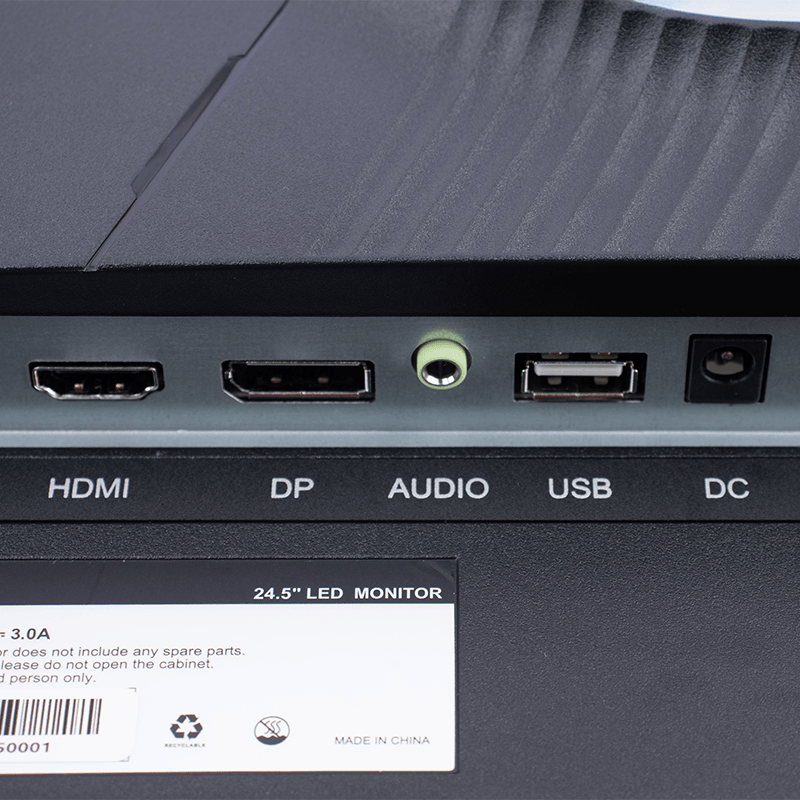 MONITOR PLANO GAMING TEROS TE-2475G 24.5' FHD VA 180HZ 1MS HDMI DP AUDIO OUT - 3