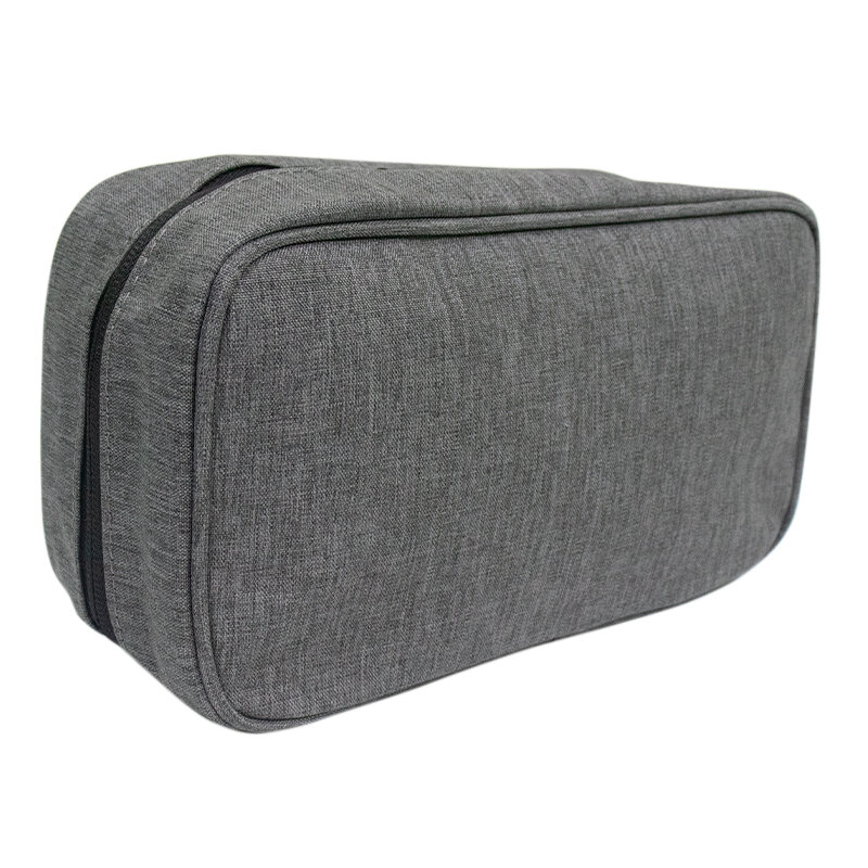 CARTUCHERA / ESTUCHE / ORGANIZADOR / PORTACABLES TEROS TE-ACS9014, GRIS - 4