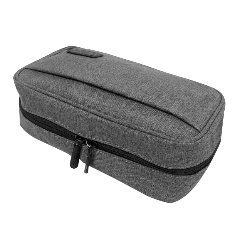 CARTUCHERA / ESTUCHE / ORGANIZADOR / PORTACABLES TEROS TE-ACS9014, GRIS - 5