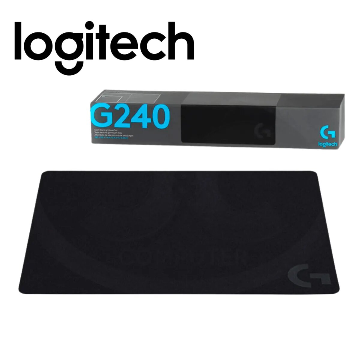 PAD MOUSE LOGITECH G240 CLOTH MEDIUM BLACK - 1
