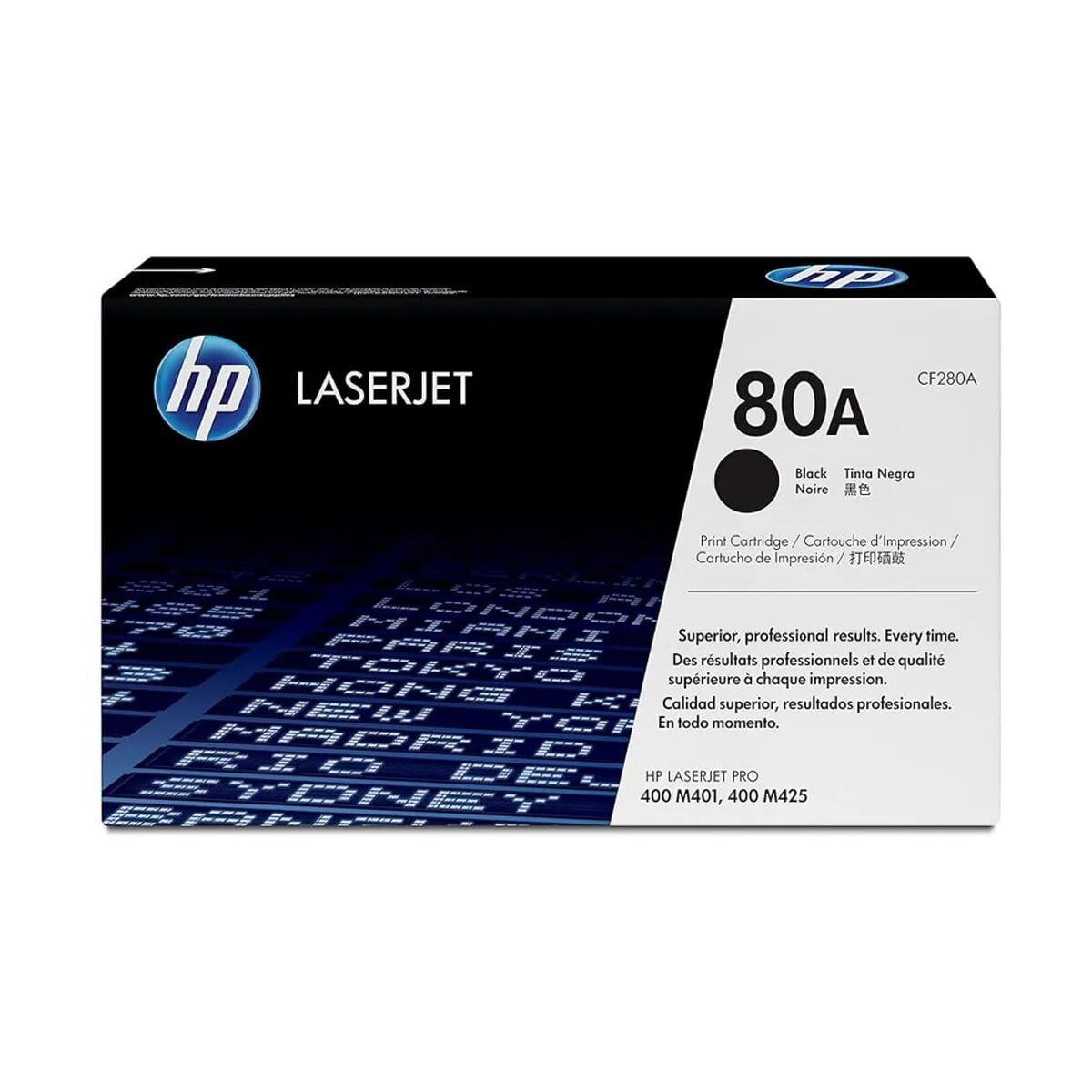 TONER HP 80A NEGRO CF280A LASERJET M401M425 2700 PAG - 1