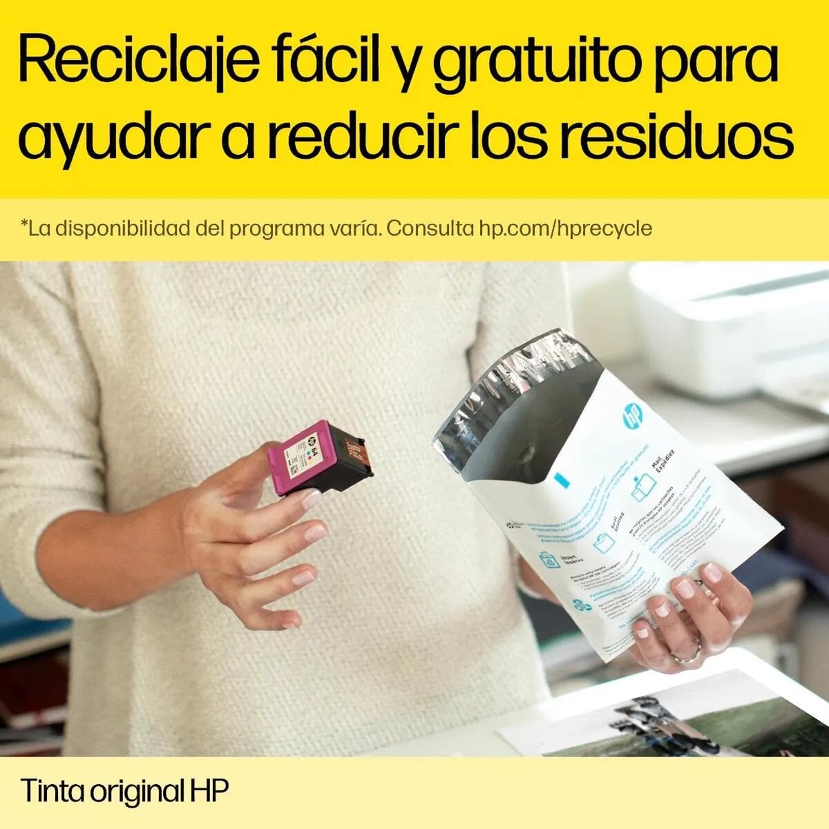 PACK DE 4 BOTELLAS DE TINTA HP GT53 / GT52 - 2