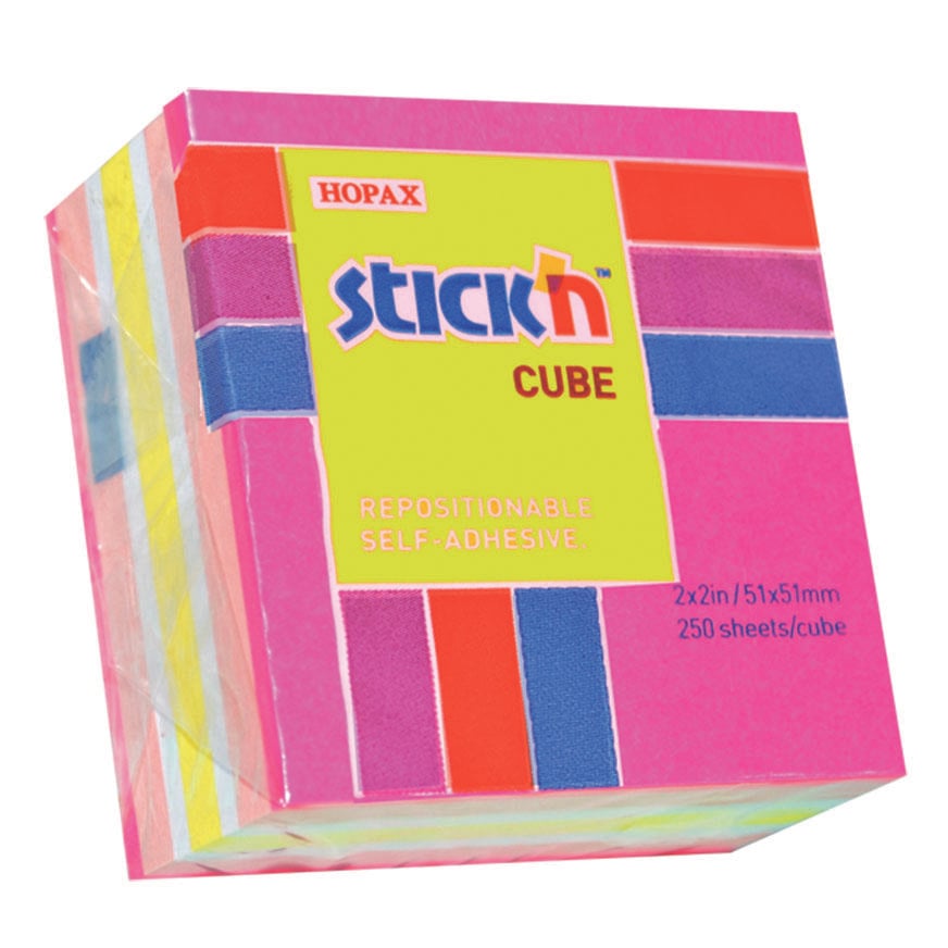 NOTAS ADHESIVAS STICK'N NOTES 21533 51 X 51 MM 250 HOJAS SURTIDO - 1
