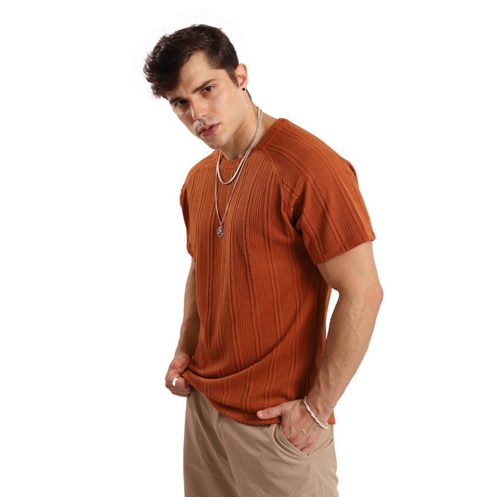 POLO MANGA CORTA ALGODÓN HOMBRE TROPKIL TOFFEE ESSENTIAL SLIM FIT - 1