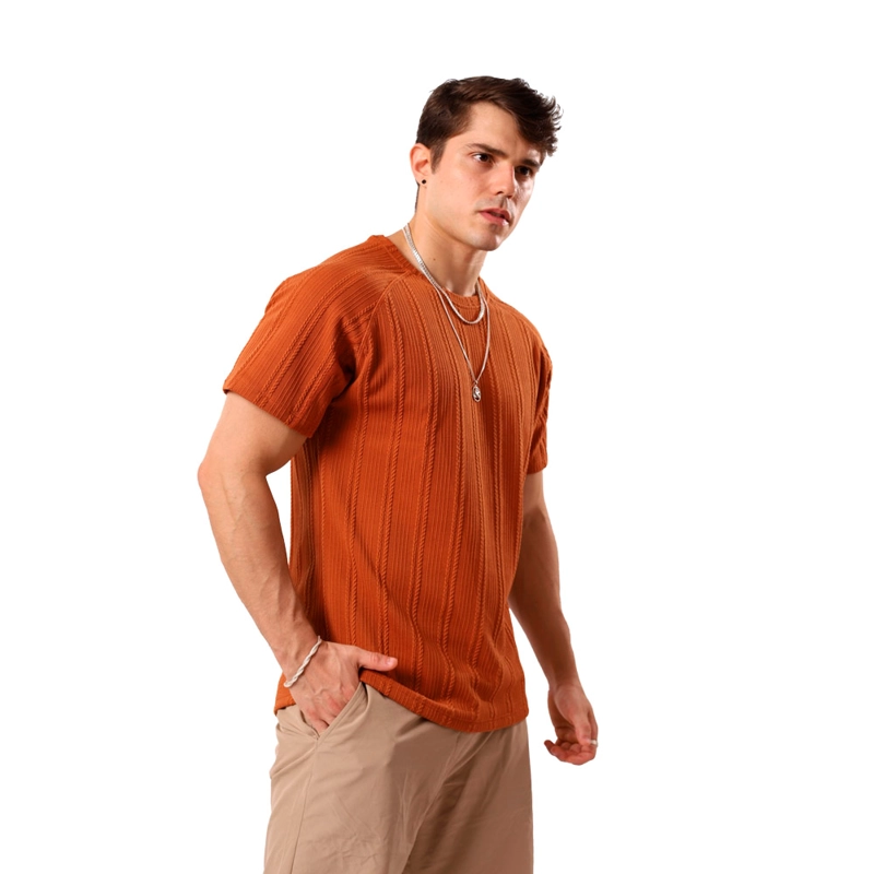 POLO MANGA CORTA ALGODÓN HOMBRE TROPKIL TOFFEE ESSENTIAL SLIM FIT - 5