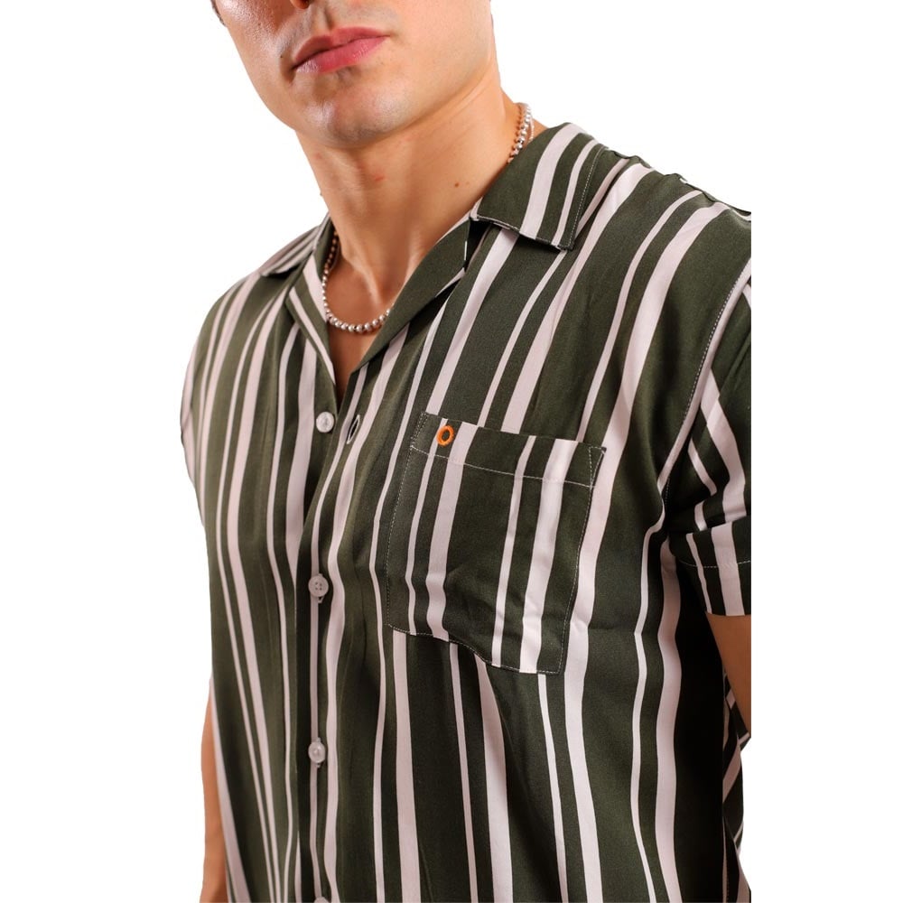 CAMISA MANGA CORTA HOMBRE TROPIKL DEBONAIR HAWAIANA  SLIM FIT - 2